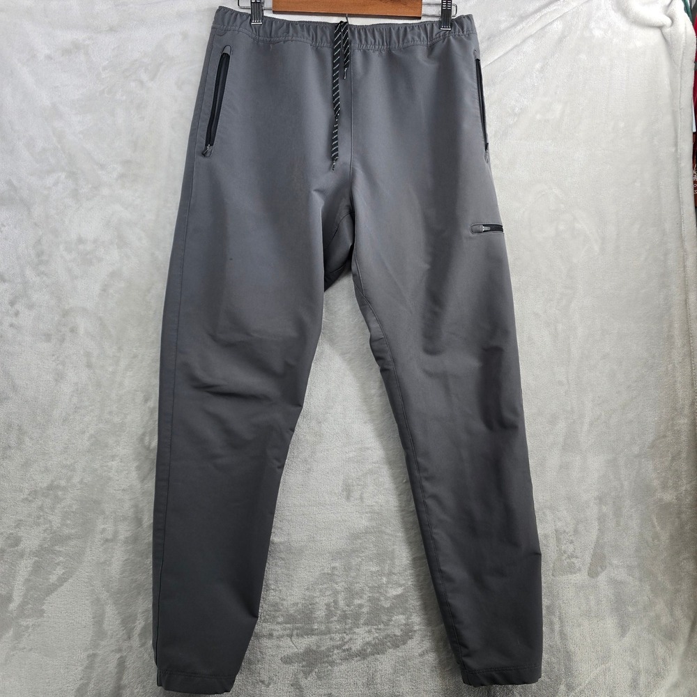 Huckberry PROOF Mens Jogger Pants Size Large‎ Gray Elastic Waist Drawstring